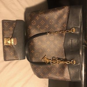 LV handbag and wallet